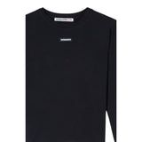 Patrizia Pepe Shirt tinta unita con Logo Nero per Bambina 7M0956X NERO PATRIZIA PEPE 
