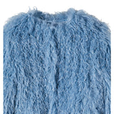Patrizia Pepe Pelliccia tinta unita Azzurro per Bambina 7O0041 AZZURRO PATRIZIA PEPE 
