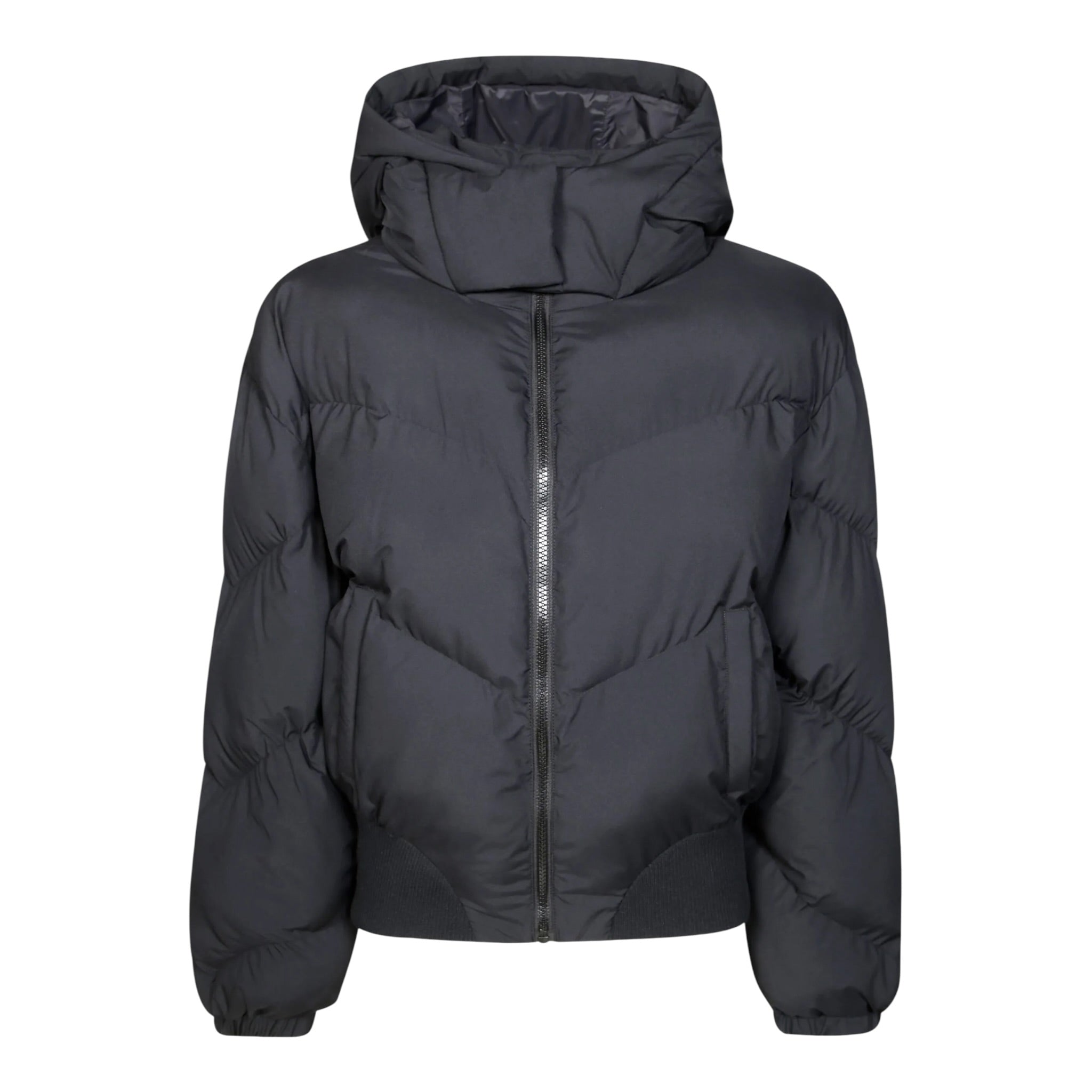 Patrizia Pepe Giubbino tinta unita con Cappuccio Nero per Bambina 7O0045 NERO PATRIZIA PEPE 