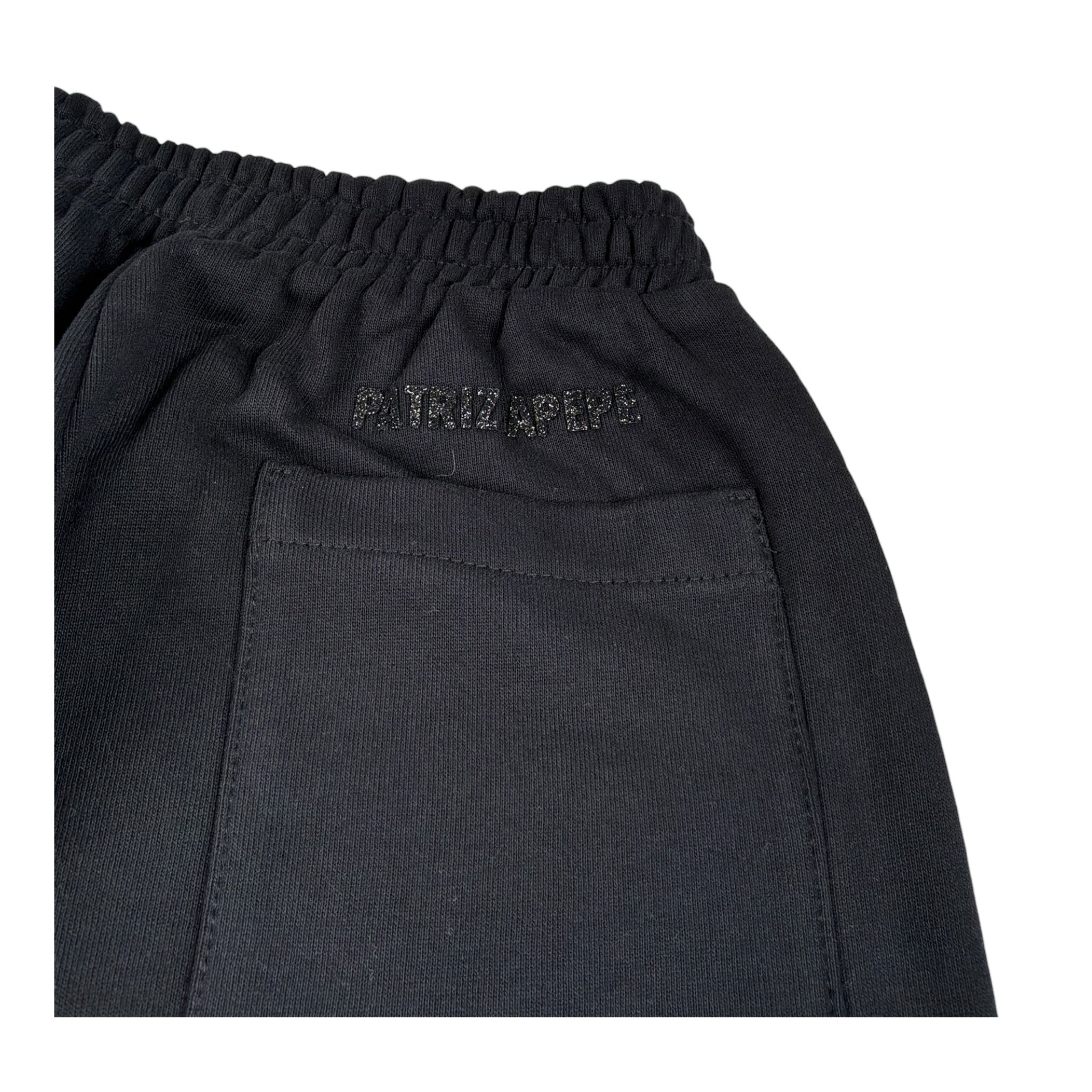Patrizia Pepe Pantalone tinta unita Modello Tuta Nero per Bambina 7P0326X NERO PATRIZIA PEPE 