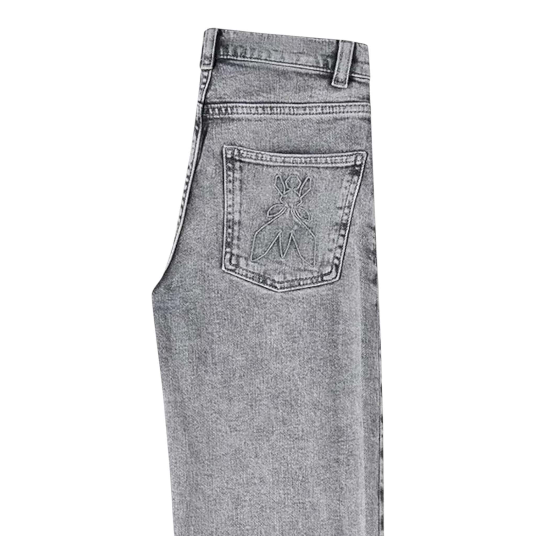 Patrizia Pepe Jeans tinta unita Modello A Palazzo Grigio per Bambina 7P0393X GRIGIO PATRIZIA PEPE 