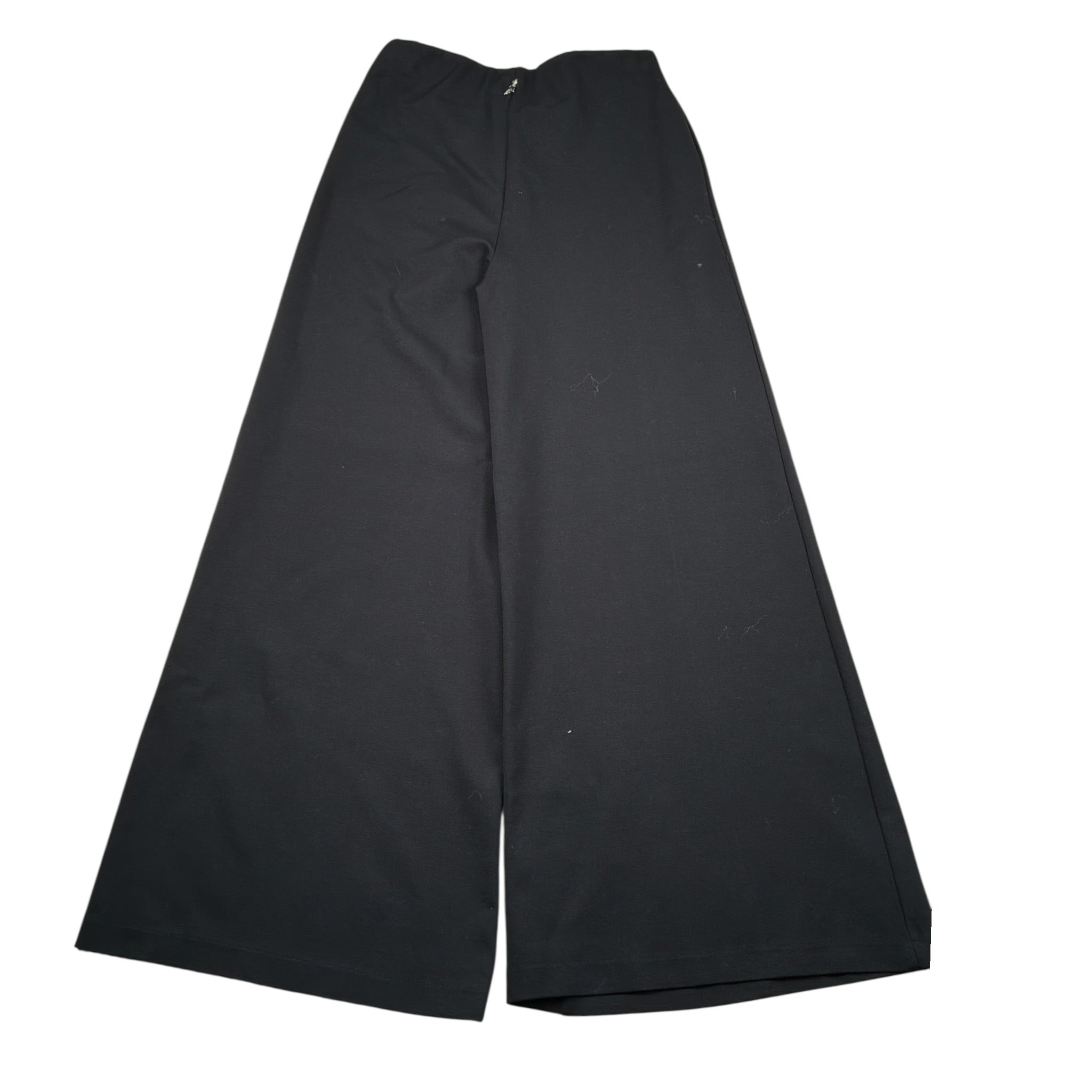 Patrizia Pepe Pantalone tinta unita Modello Palazzo Nero per Bambina 7P0399 NERO PATRIZIA PEPE 