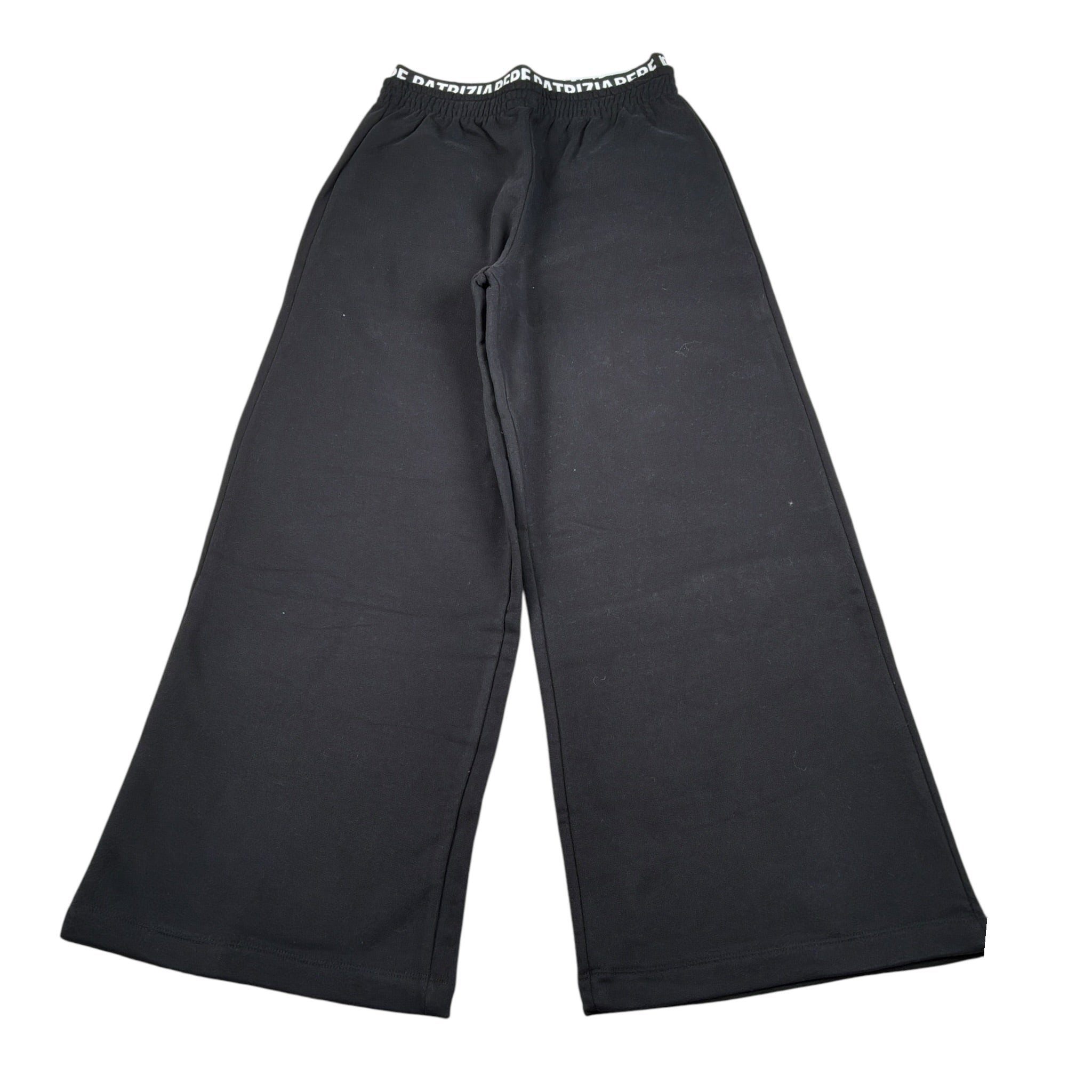 Patrizia Pepe Pantalone tinta unita Modello Palazzo Nero per Bambina 7P0417 NERO PATRIZIA PEPE 