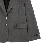 Patrizia Pepe Giacca tinta unita con Bottoni Grigio per Bambina 7S0274X GRIGIO PATRIZIA PEPE 