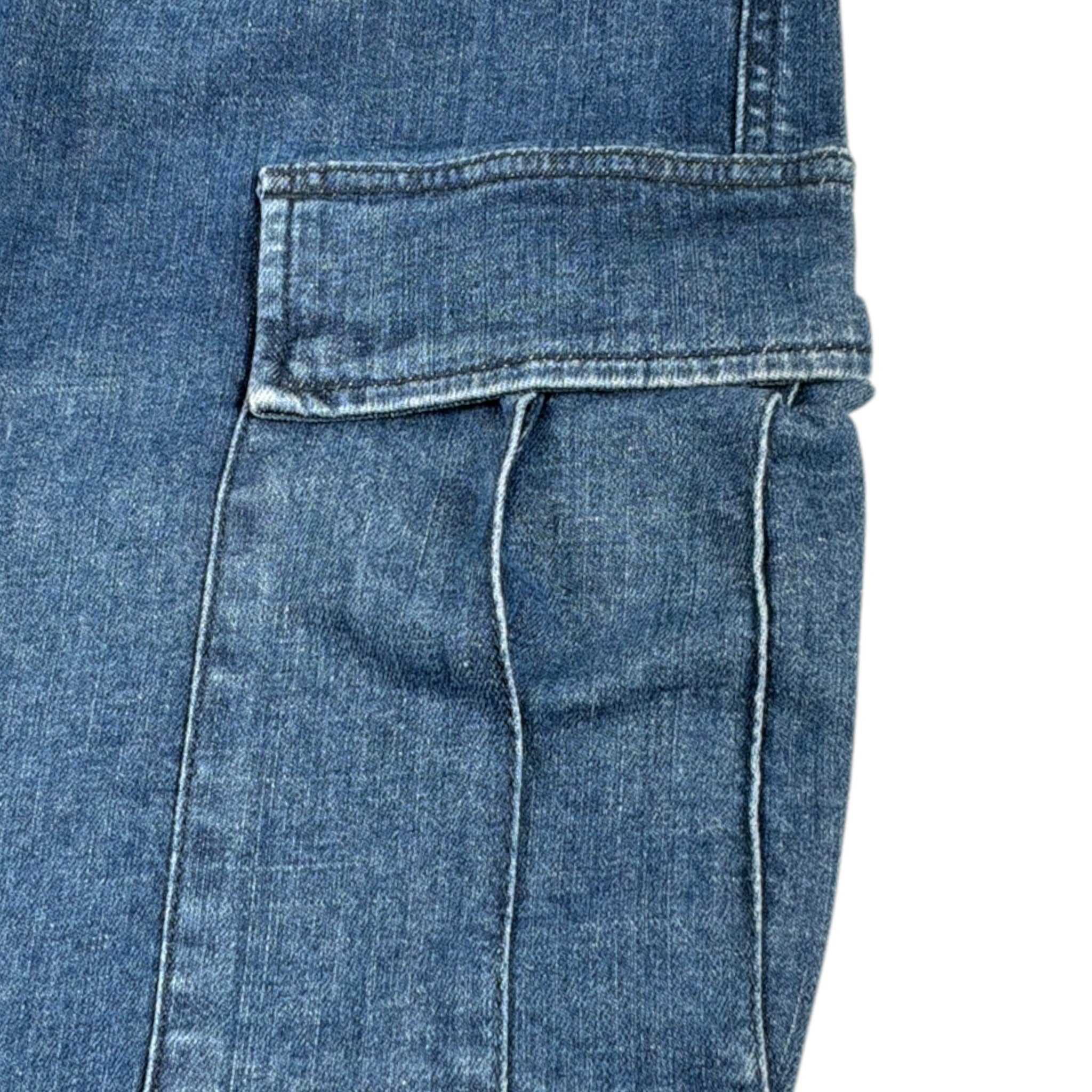 Patrizia Pepe Jeans tinta unita con Girovita Regolabile Blu per Bambina EIE4IIEIE BLU PATRIZIA PEPE 