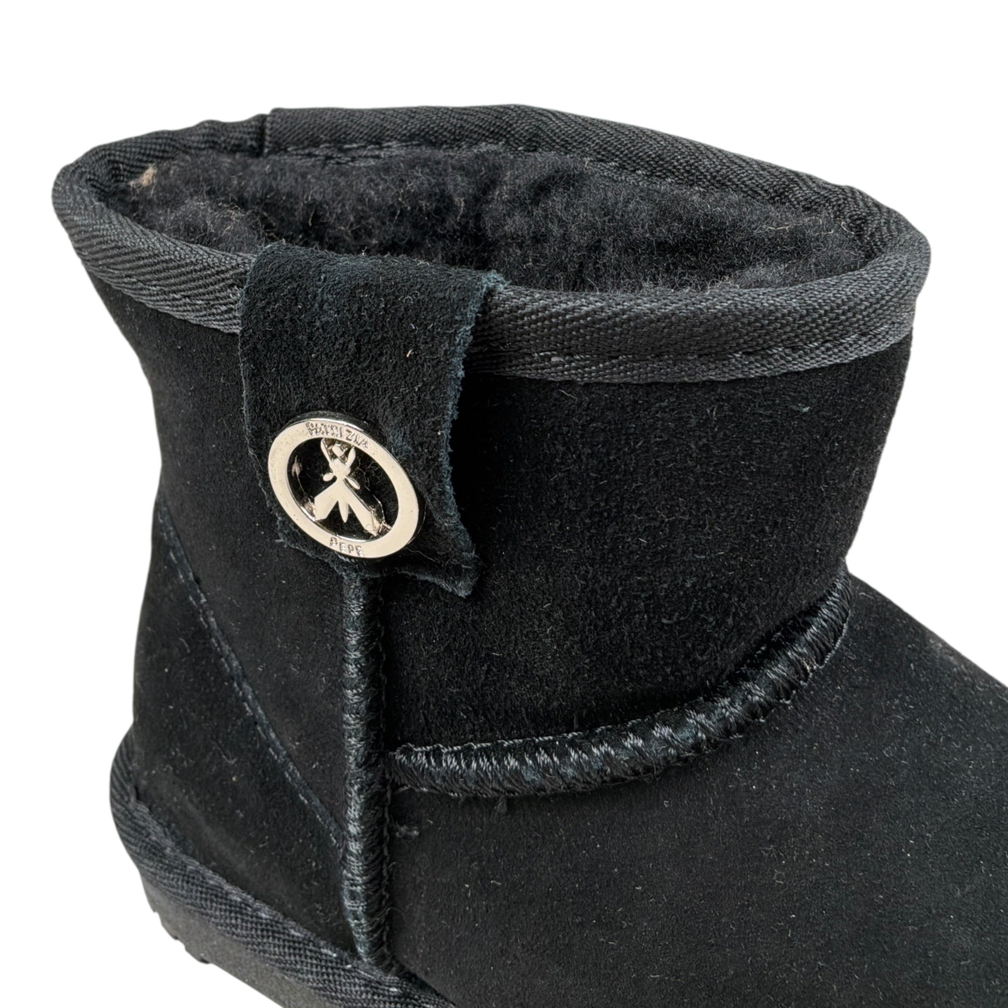Patrizia Pepe Stivali tinta unita con Pelliccia Nero per Bambina PPJ794 NERO PATRIZIA PEPE 