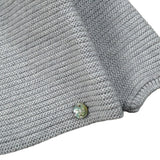 Paz Rodriguez Cardigan tinta unita Grigio per Neonato 00141240X GRIGIO PAZ RODRIGUEZ 