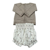 Paz Rodriguez Completo 2 Pezzi Maglia-Culotte Beige per Neonata 003121899 BEIGE PAZ RODRIGUEZ 