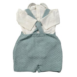 Paz Rodriguez Completo 2 Pezzi Body-Pagliaccetto Verde Acqua per Neonato 007112137 VERDE ACQUA PAZ RODRIGUEZ 
