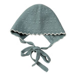 Paz Rodriguez Cappello tinta unita con Ricami Verde per Neonata 01131801 VERDE PAZ RODRIGUEZ 