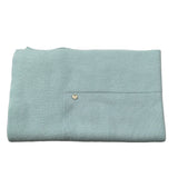 Paz Rodriguez Coperta tinta unita con Logo Verde Acqua per Neonato 03101857J VERDE ACQUA PAZ RODRIGUEZ 