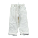 Per Te Pantalone tinta unita con Elastico In Vita Bianco per Bambino 44078 BIANCO PER TE 