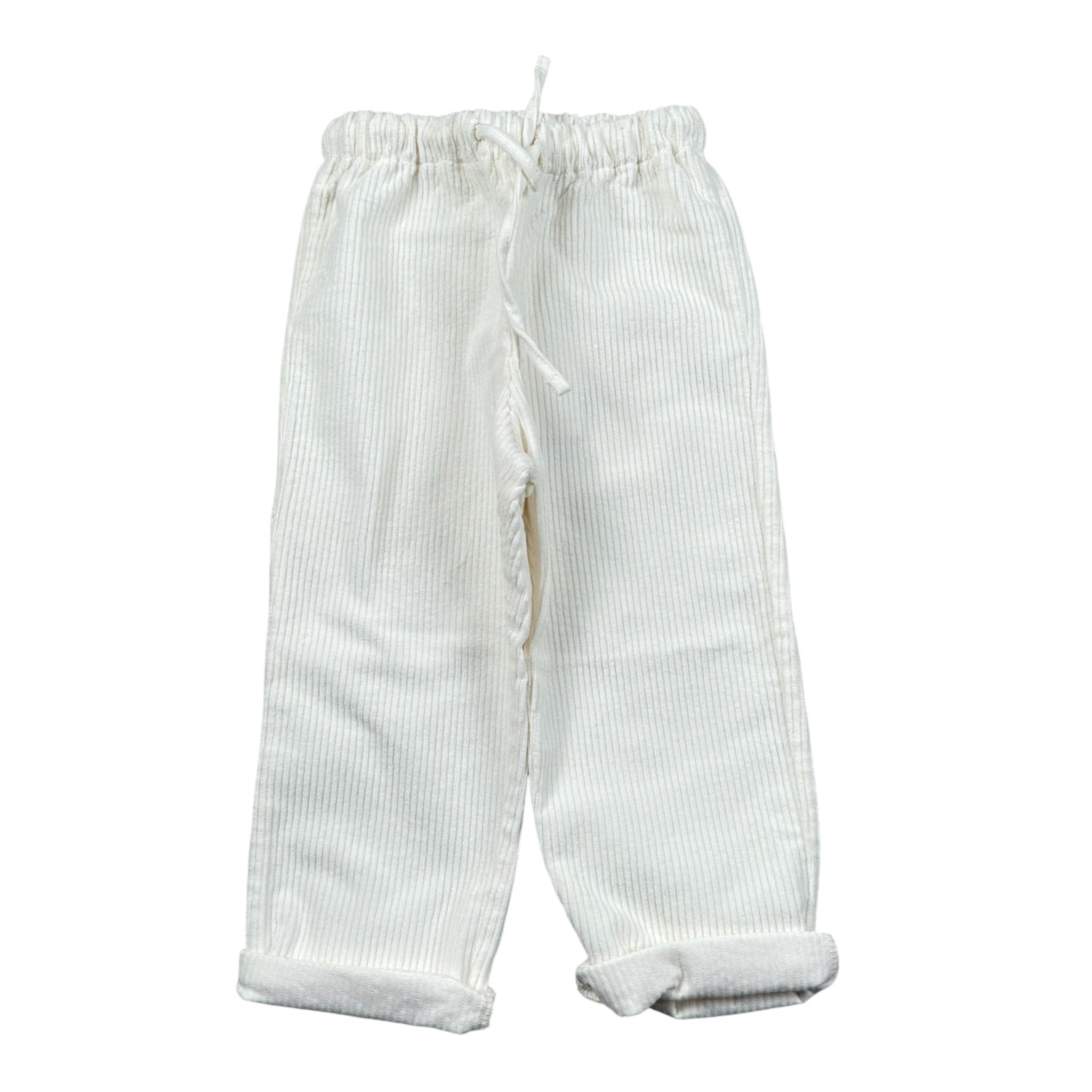 Per Te Pantalone tinta unita con Elastico In Vita Bianco per Bambino 44078 BIANCO PER TE 