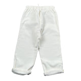 Per Te Pantalone tinta unita con Elastico In Vita Bianco per Neonato 44078N BIANCO PER TE 