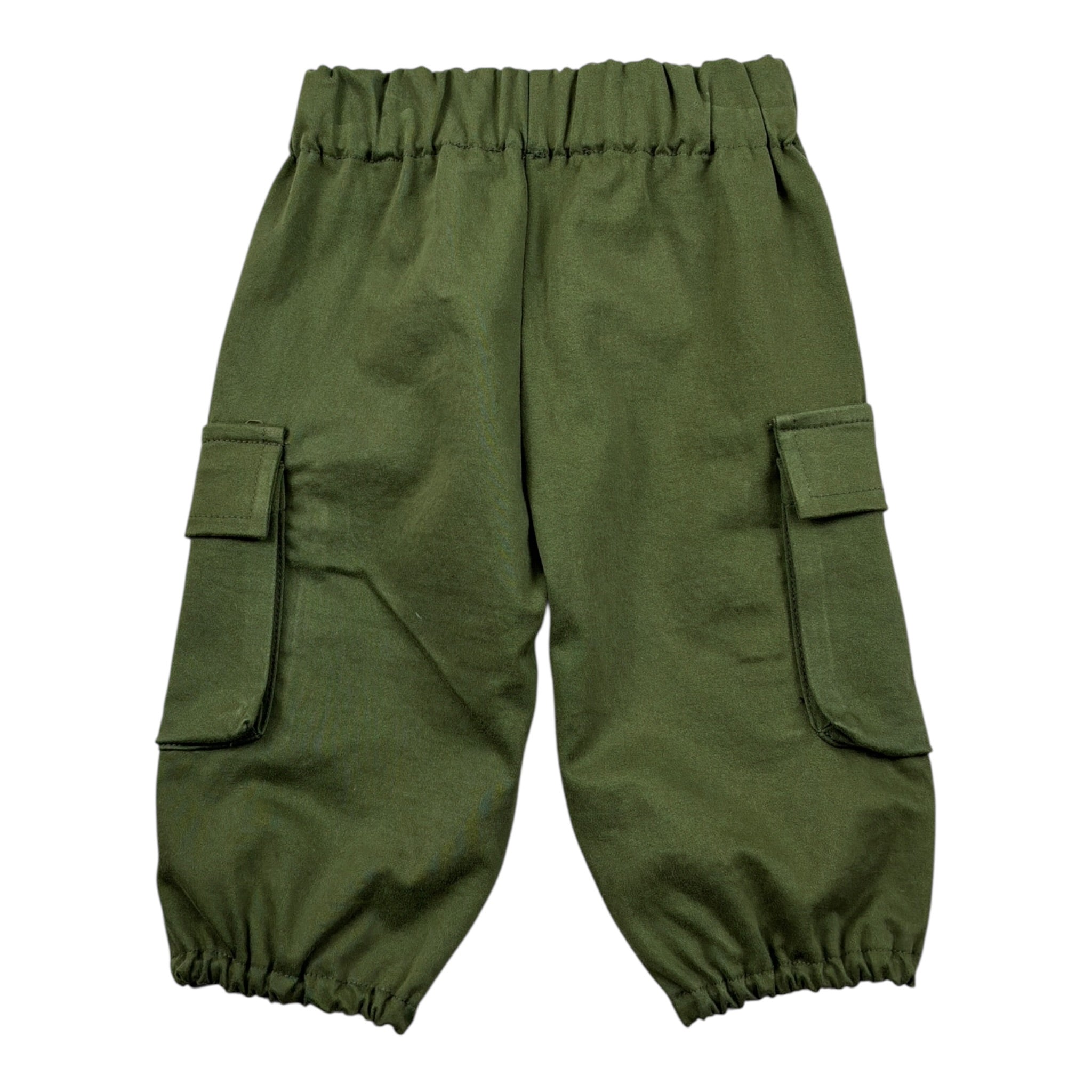 Per Te Pantalone tinta unita con Elastico In Vita Verde per Bambino 44107J VERDE PER TE 
