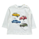 Per Te Shirt Girocollo tinta unita con Stampa Bianco per Bambino 44874J BIANCO PER TE 