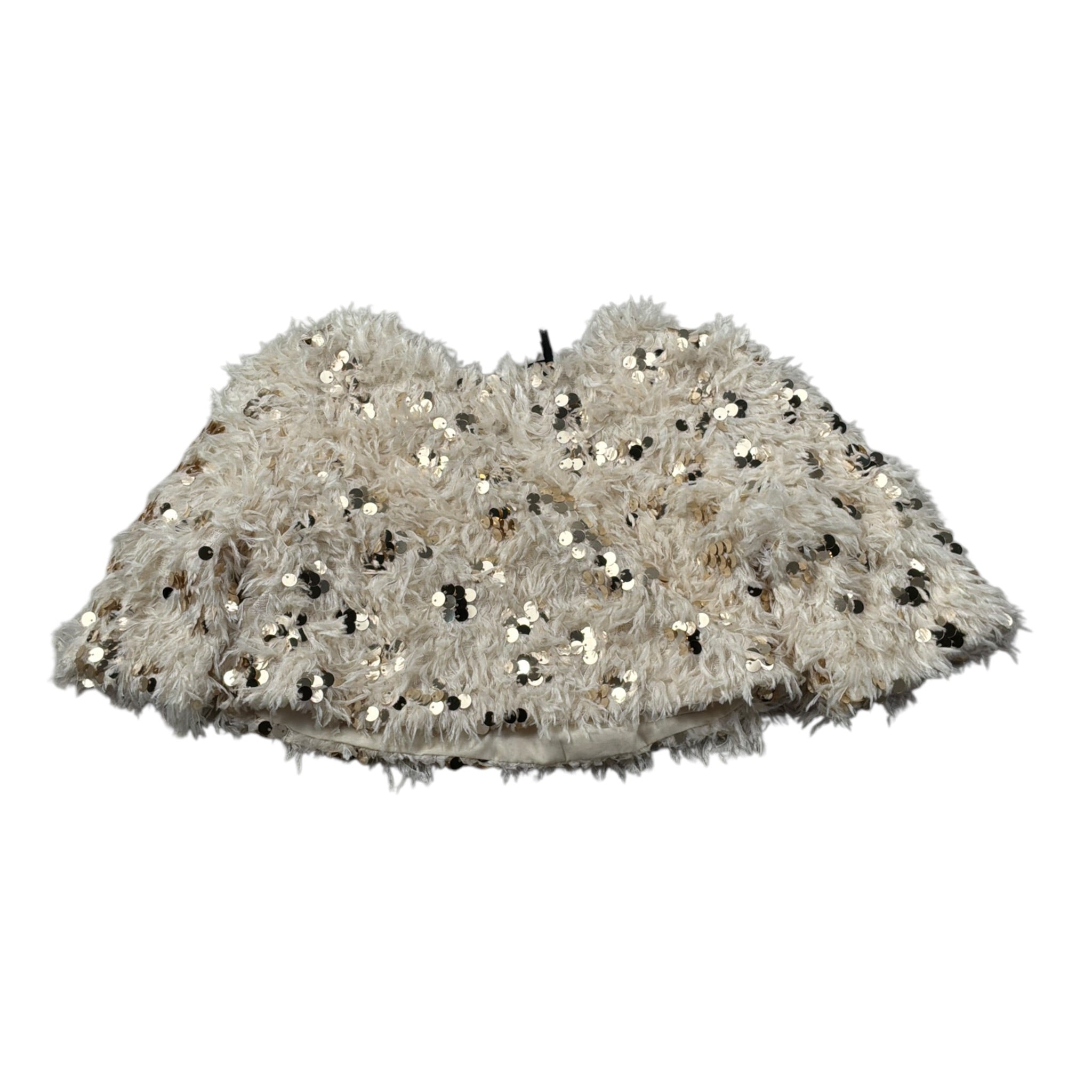 Petit Posh Camicia Mezza Manica tinta unita con Paillettes Beige per Bambina GFJF25167MA BEIGE PETIT POSH 