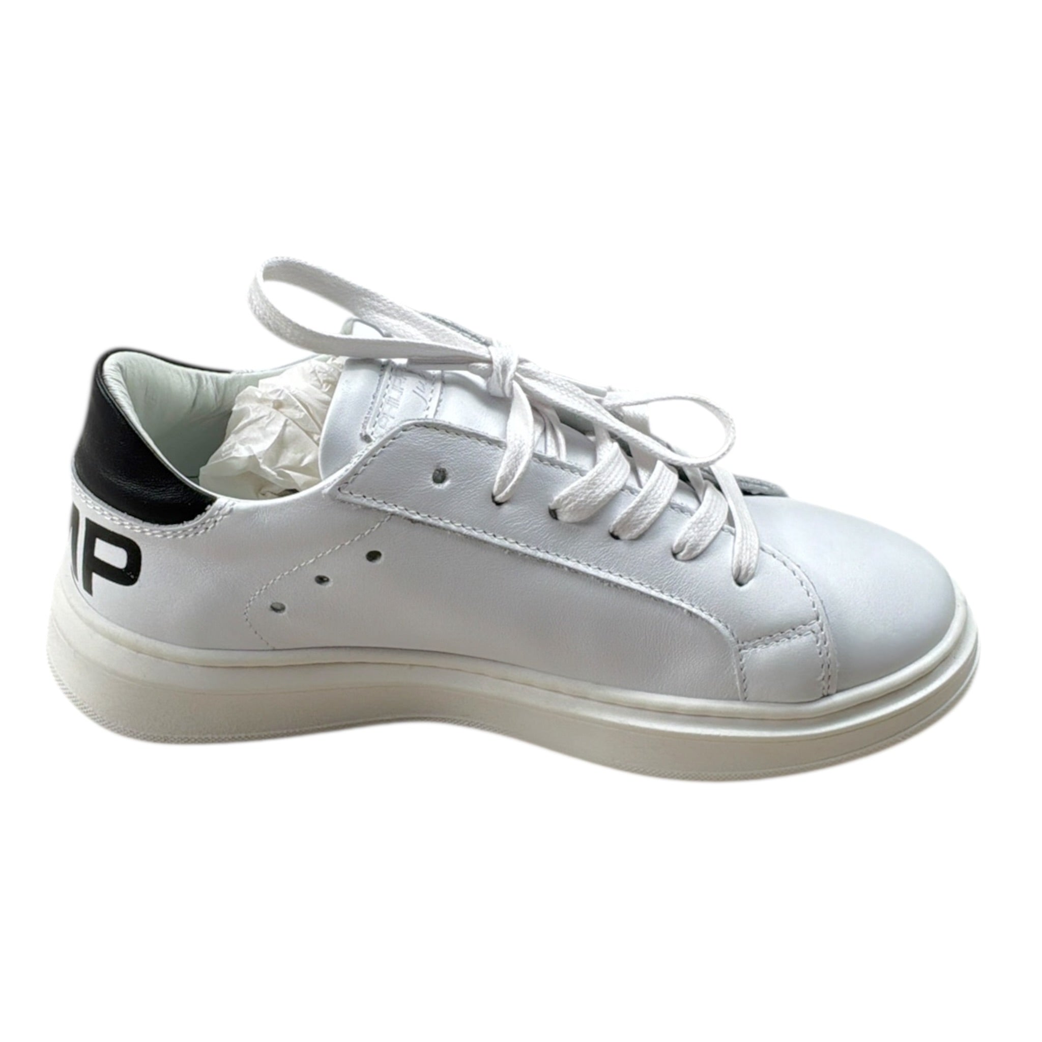 Philipe Model Sneakers tinta unita con Lacci Bianco per Bambino BPL0LV1 BIANCO PHILIPE MODEL 
