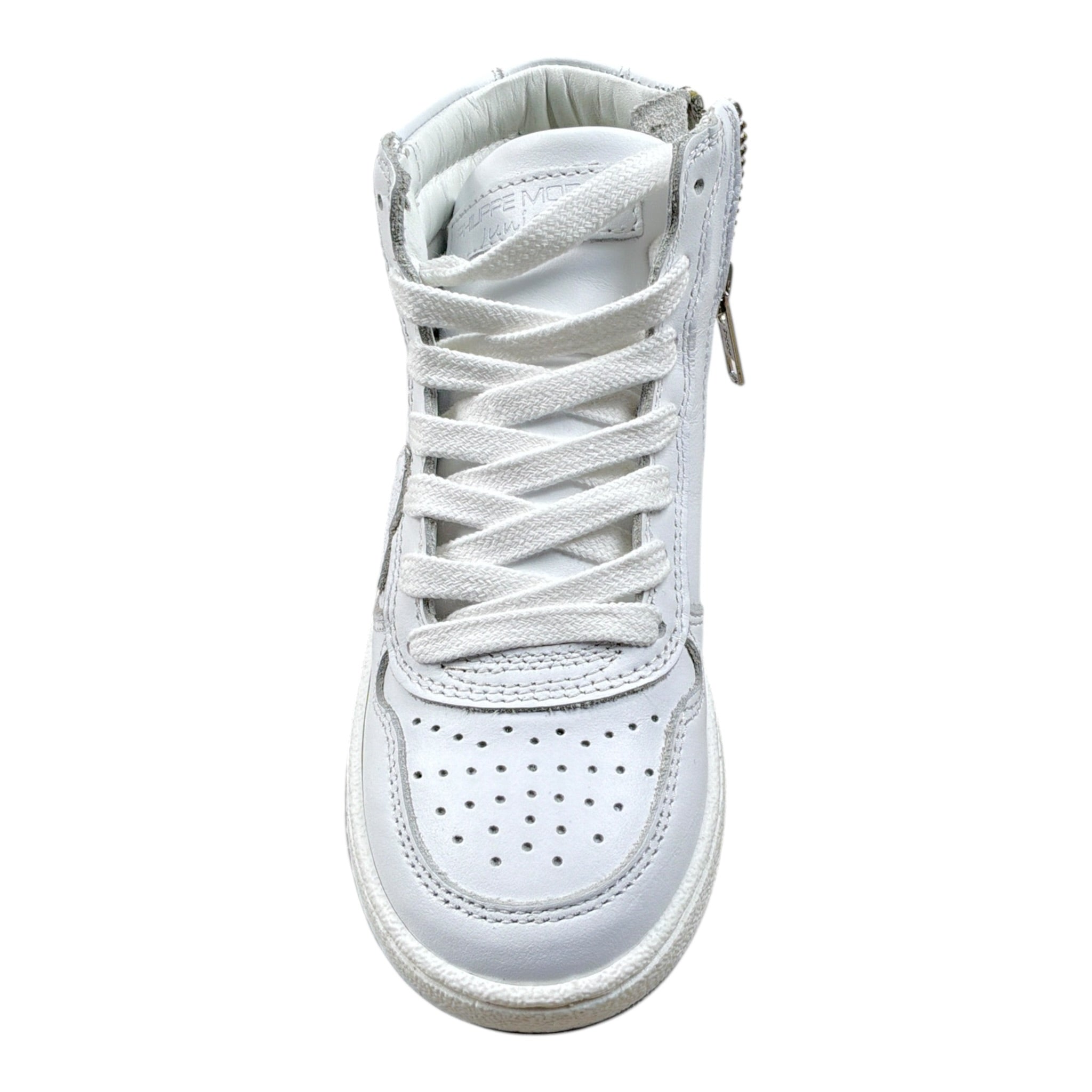 Philipe Model Sneakers tinta unita con Lacci Bianco per Bambino LKH0V01 BIANCO PHILIPE MODEL 