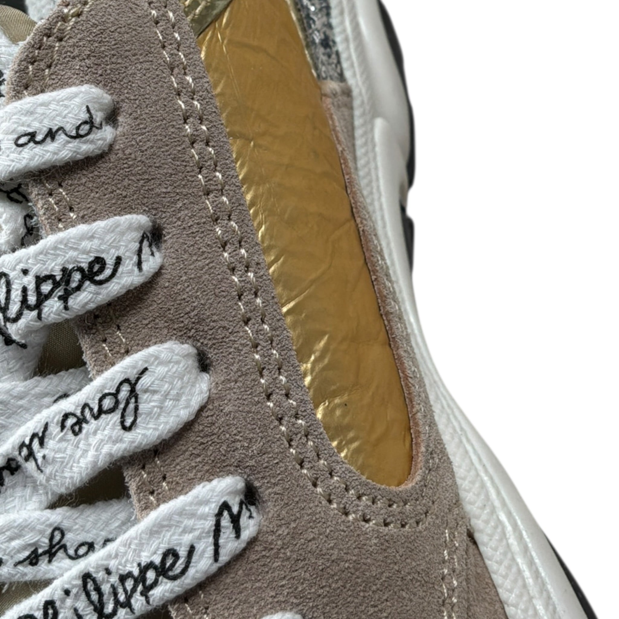 Philipe Model Sneakers tinta unita con Lacci Beige per Bambino QPQP BEIGE PHILIPE MODEL 