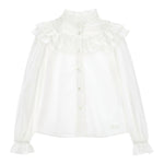 Philosophy Camicia Manica Lunga tinta unita Bianco per Bambina I1F305 BIANCO PHILOSOPHY 