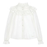 Philosophy Camicia Manica Lunga tinta unita Bianco per Bambina I1F305 BIANCO PHILOSOPHY 