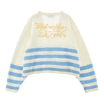 Philosophy Cardigan tinta unita con Ricami Panna per Bambina I9E801 PANNA PHILOSOPHY 