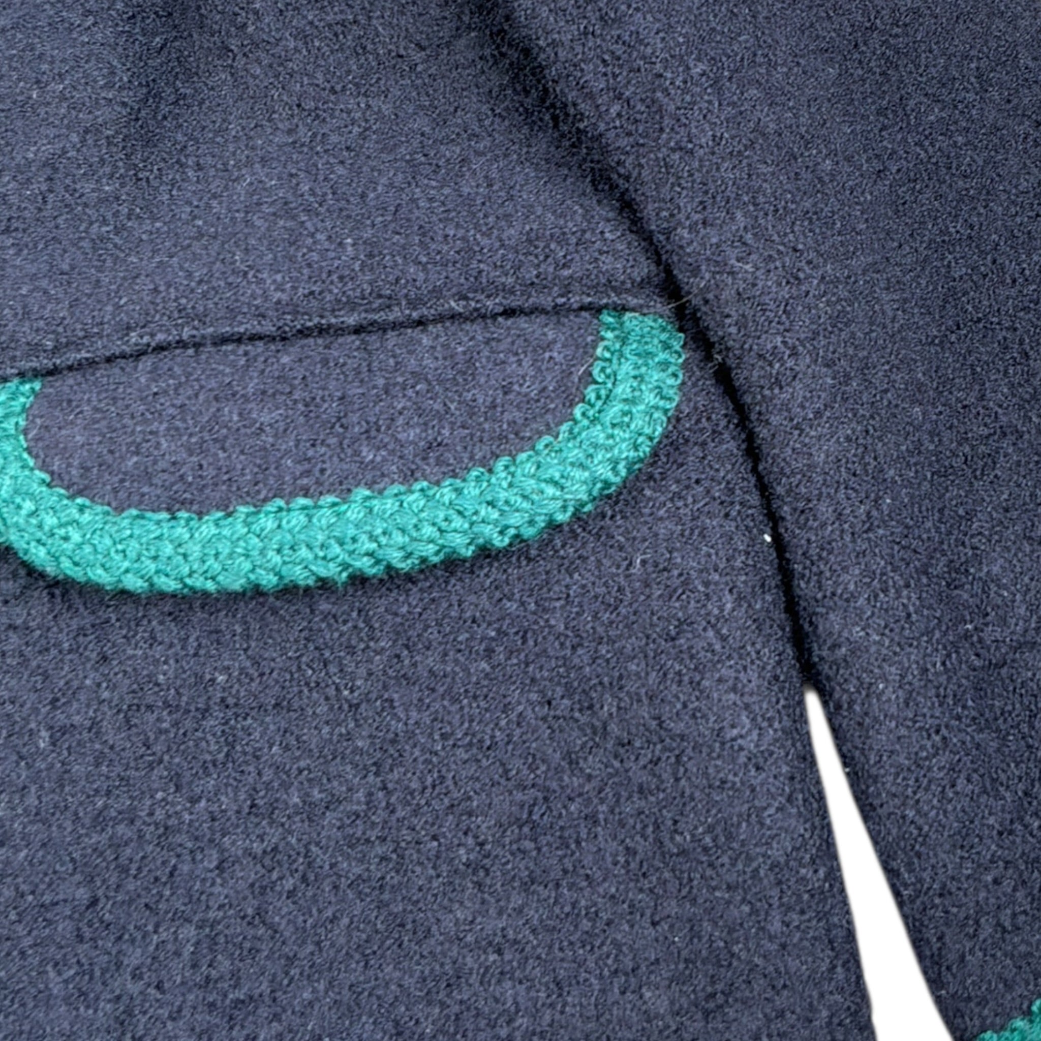 Piccola Ludo Cappotto tinta unita con Profili In Contrasto Blu per Bambina BF11WB035 BLU PICCOLA LUDO 