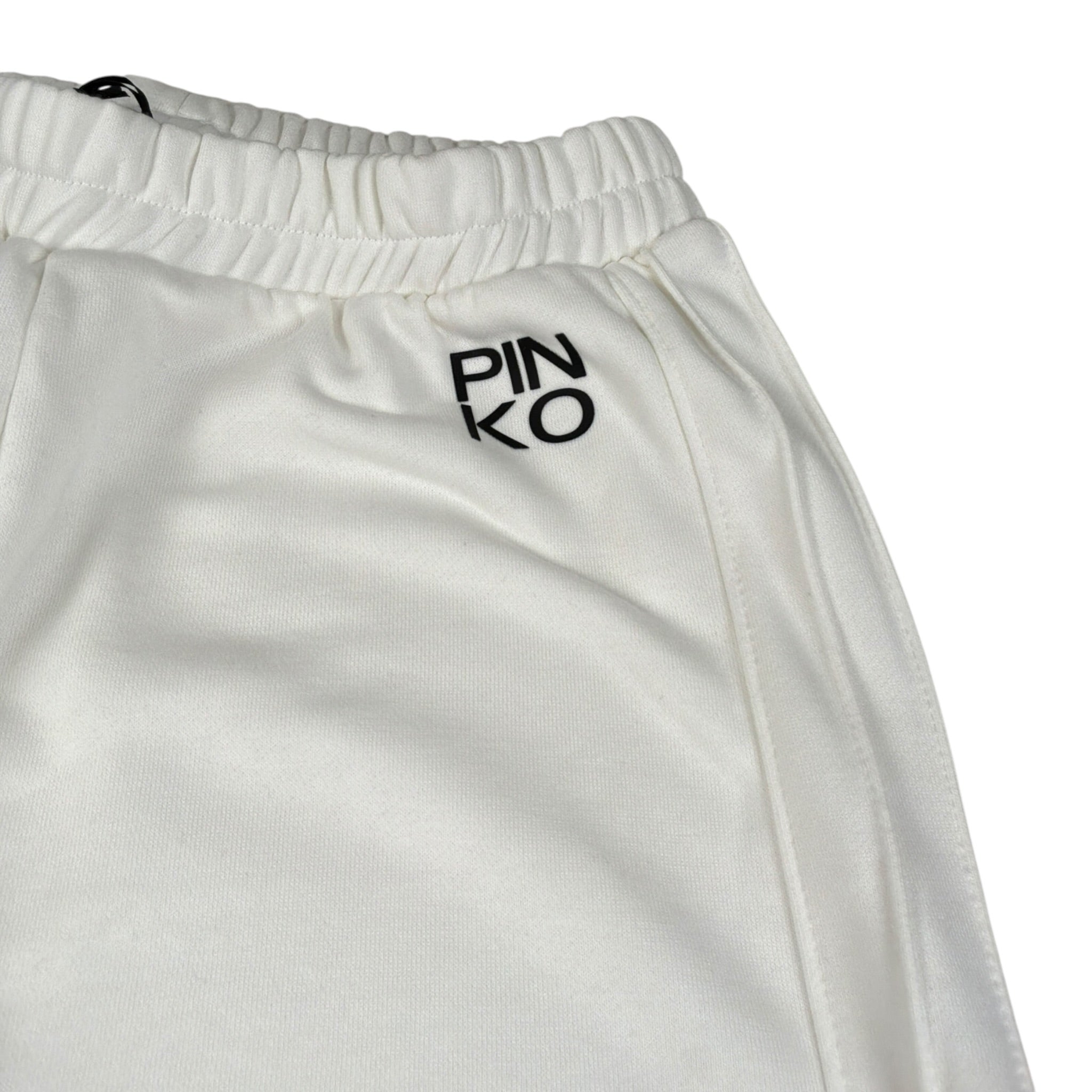 Pink Baby Pantalone Tuta tinta unita Bianco per Bambina KFPA017 BIANCO PINK BABY 
