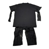 Pinko Tuta Velata tinta unita con Logo Nero per Bambina KFCM003 NERO PINKO 