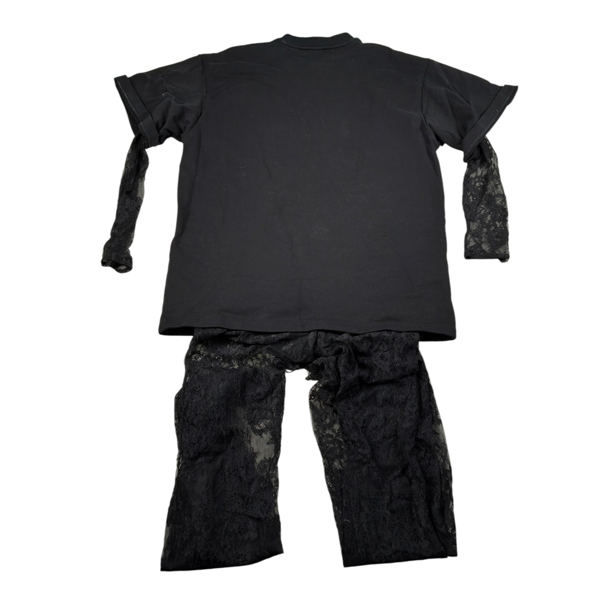Pinko Tuta Velata tinta unita con Logo Nero per Bambina KFCM003 NERO PINKO 