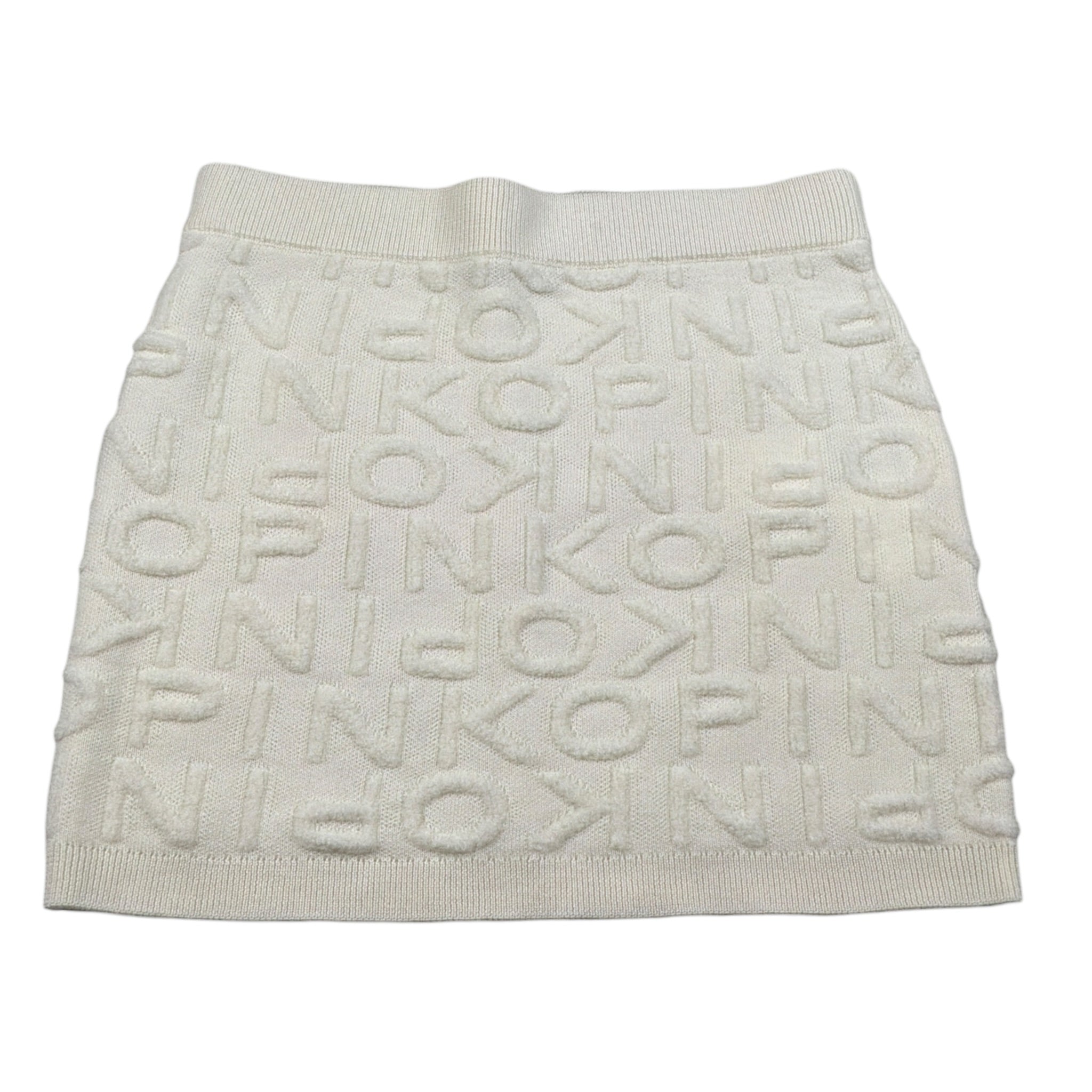 Pinko Gonna tinta unita con Elastico In Vita Panna per Bambina KFGO009 PANNA PINKO 