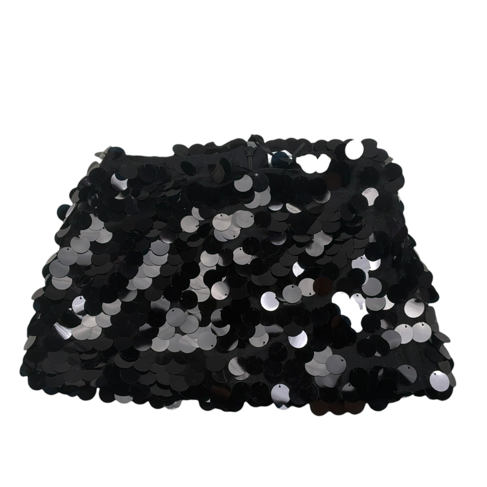 Pinko Gonna Paillettata tinta unita Nero per Bambina KFGO010 NERO PINKO 