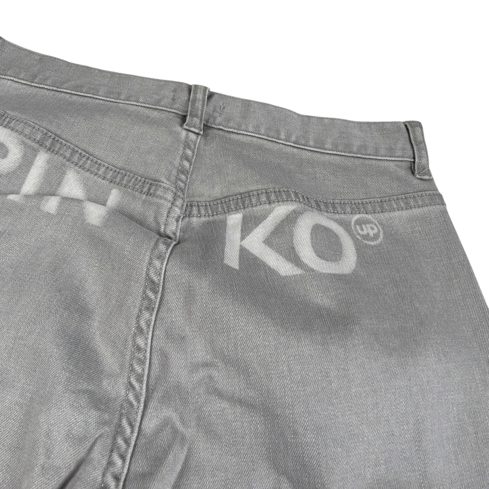 Pinko Jeans tinta unita con Stampa Logo Grigio per Bambina KFPA038 GRIGIO PINKO 