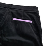 Stella Mccartney Pantalone tinta unita In Velluto Nero per Bambina TV6F10 NERO STELLA McCARTNEY 