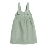 Play Up Abito Modello Salopette tinta unita Verde per Bambina 4AR11452 VERDE PLAY UP 