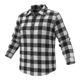 Please Camicia Bicolore con Fantasia A Quadri Bianco/Nero per Bambino CL61103B77 BIANCO/NERO PLEASE 