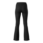 Please Leggins tinta unita Modello A Zampa Nero per Bambina FL01032G77 NERO PLEASE 