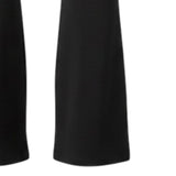 Please Leggins tinta unita Modello A Zampa Nero per Bambina FL01032G77 NERO PLEASE 