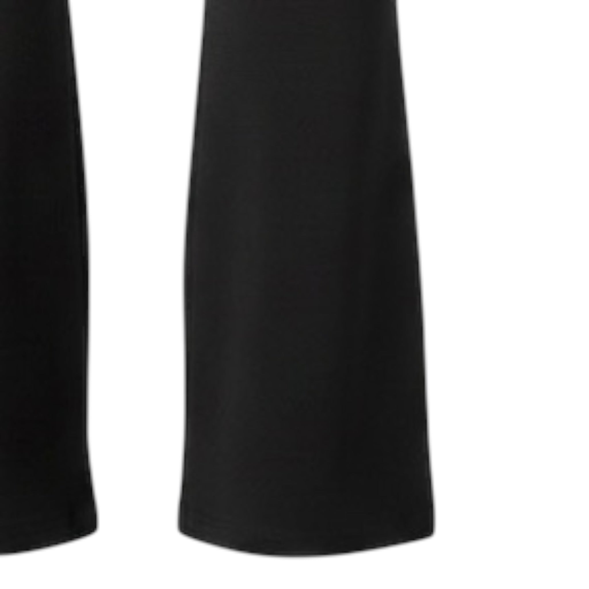 Please Leggins tinta unita Modello A Zampa Nero per Bambina FL01032G77 NERO PLEASE 
