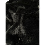 Please Pelliccia tinta unita con Cappuccio E Bottoni Nero per Bambino JE02260G78 NERO PLEASE 