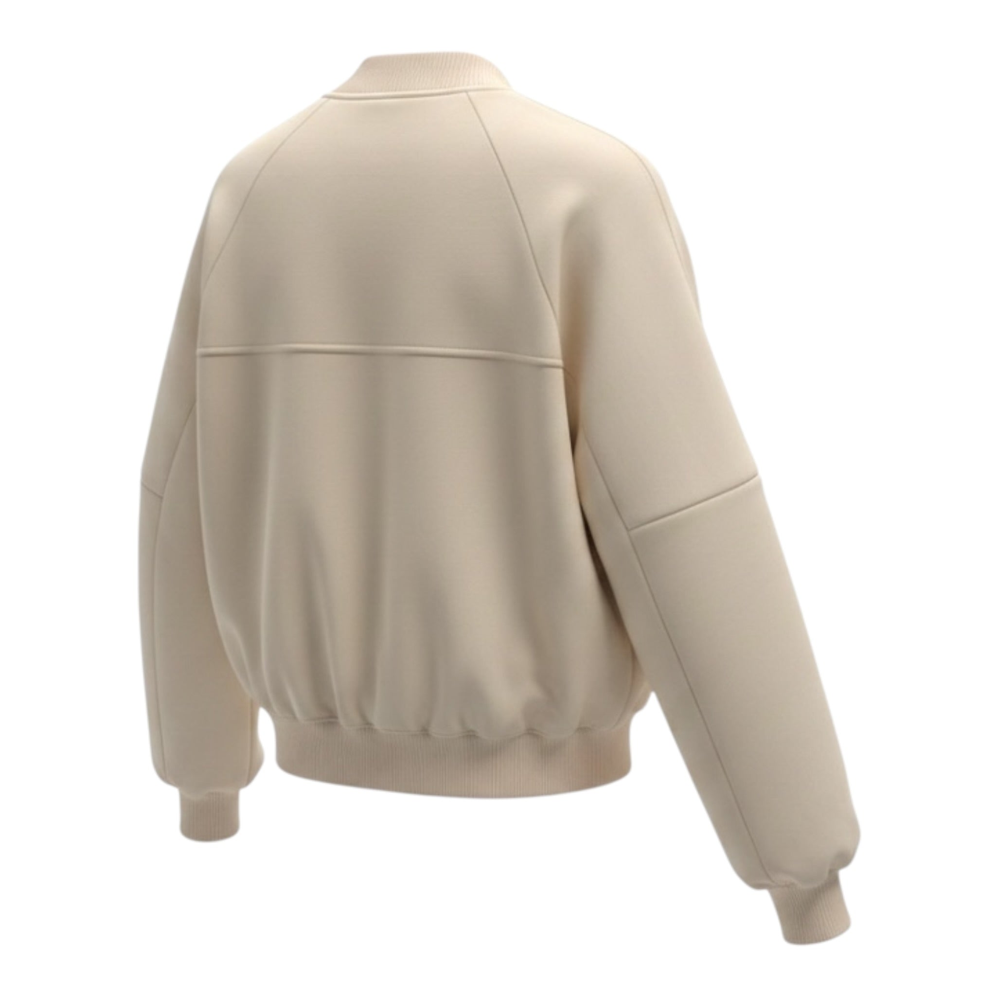 Please Felpa tinta unita con Zip Panna per Bambina LG16040G78 PANNA PLEASE 
