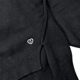 Please Maglia tinta unita Girocollo Nero per Bambina NB20230G78 NERO PLEASE 