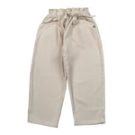 Please Pantalone tinta unita con Elastico In Vita Panna per Bambina PE96132G77J PANNA PLEASE 