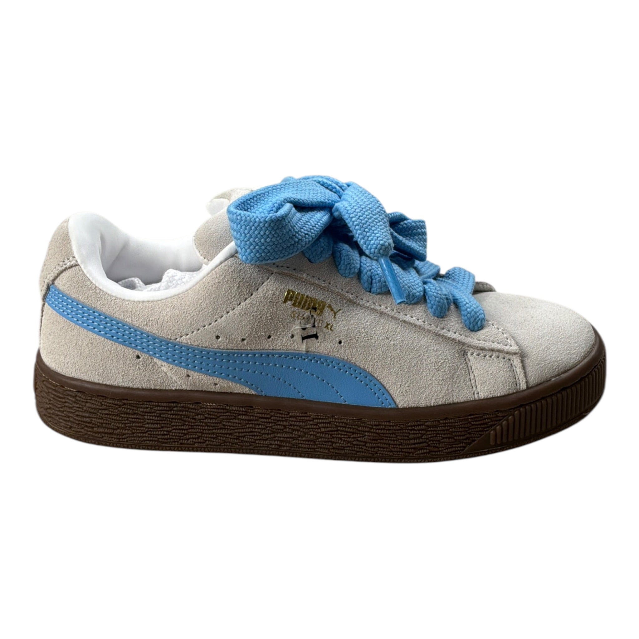 Puma Sneakers tinta unita con Lacci Azzurro per Bambino 396577 AZZURRO PUMA 