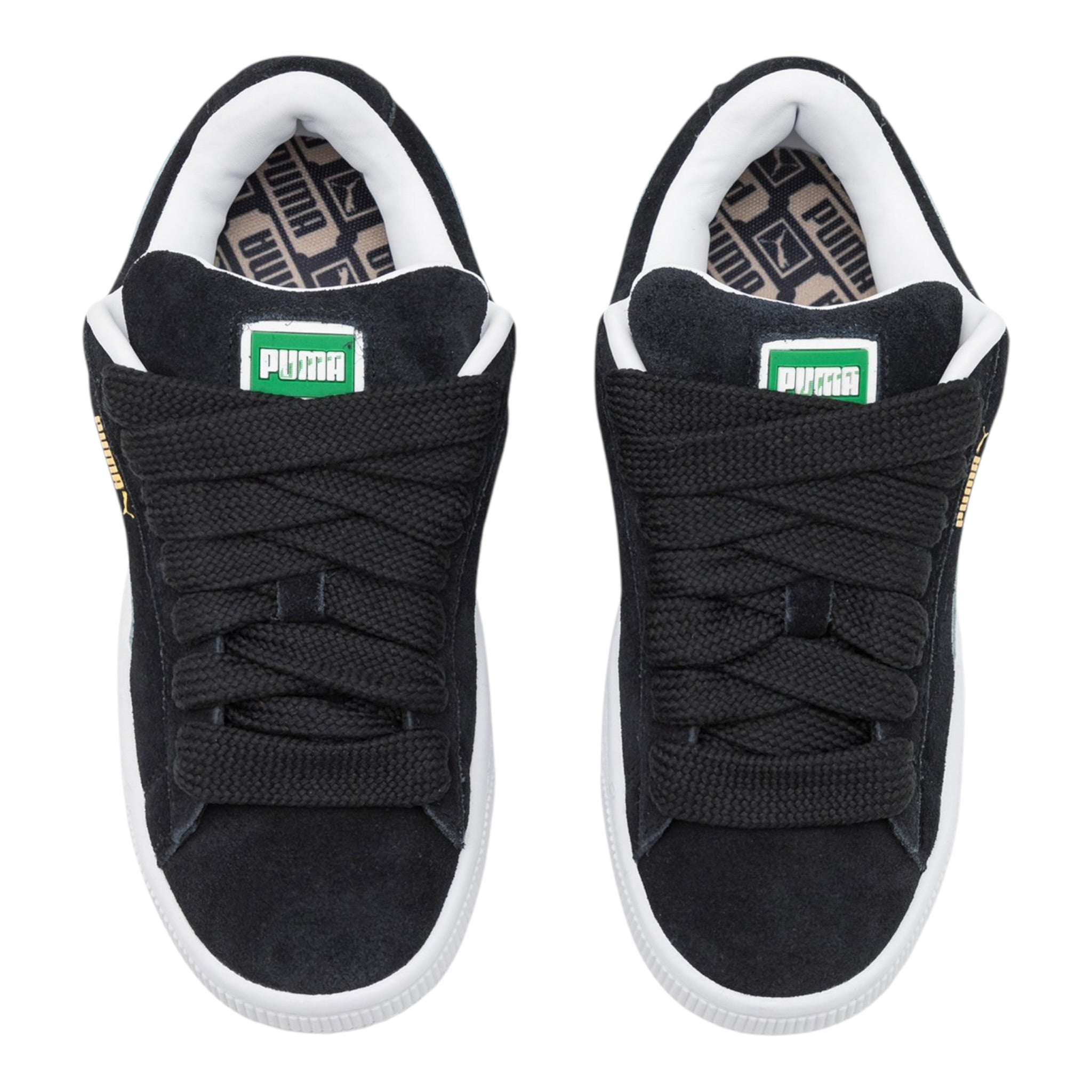 Puma Sneakers tinta unita con Lacci Nero per Bambino 396577 NERO PUMA 