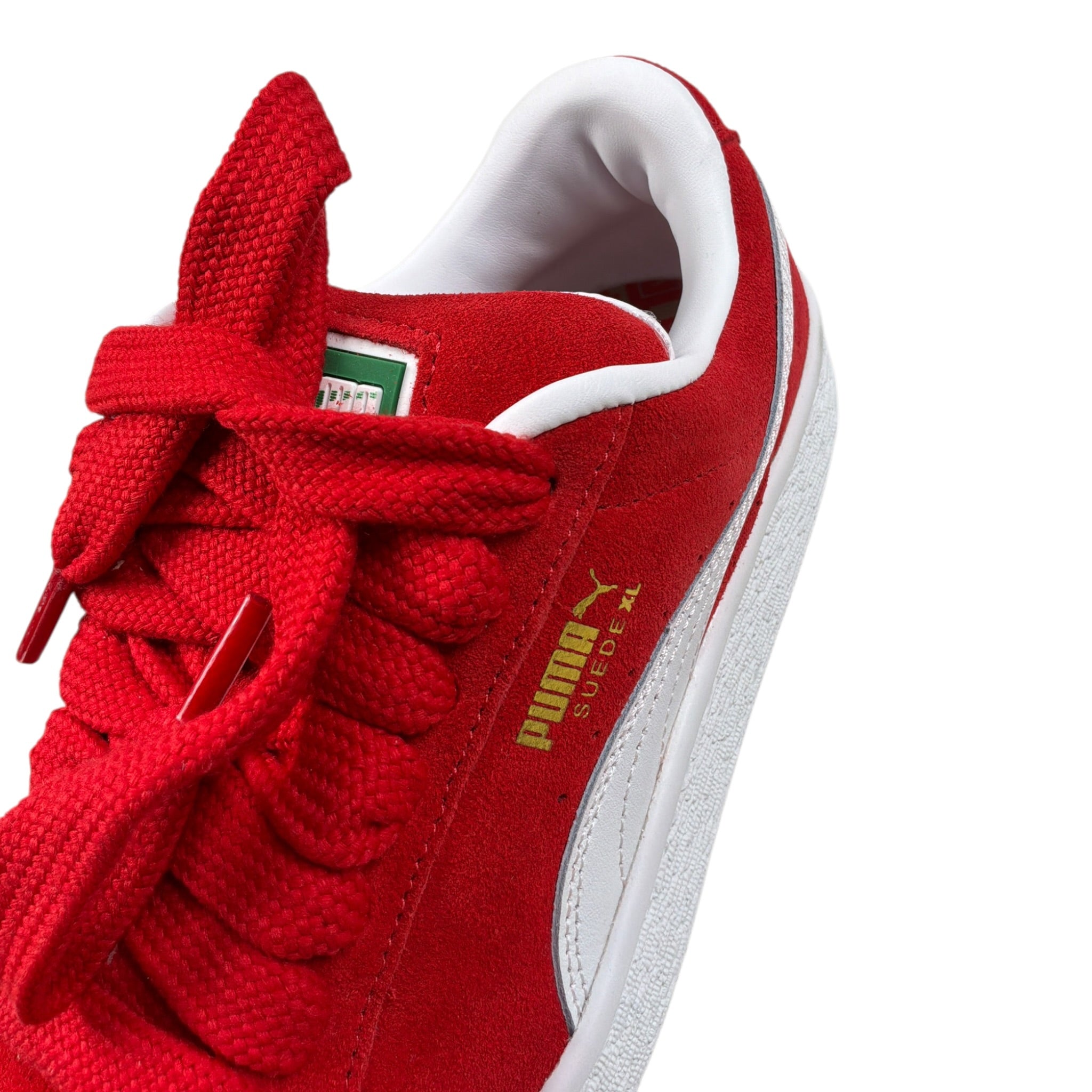 Puma Sneakers tinta unita con Lacci Rosso per Bambino 396577 ROSSO PUMA 