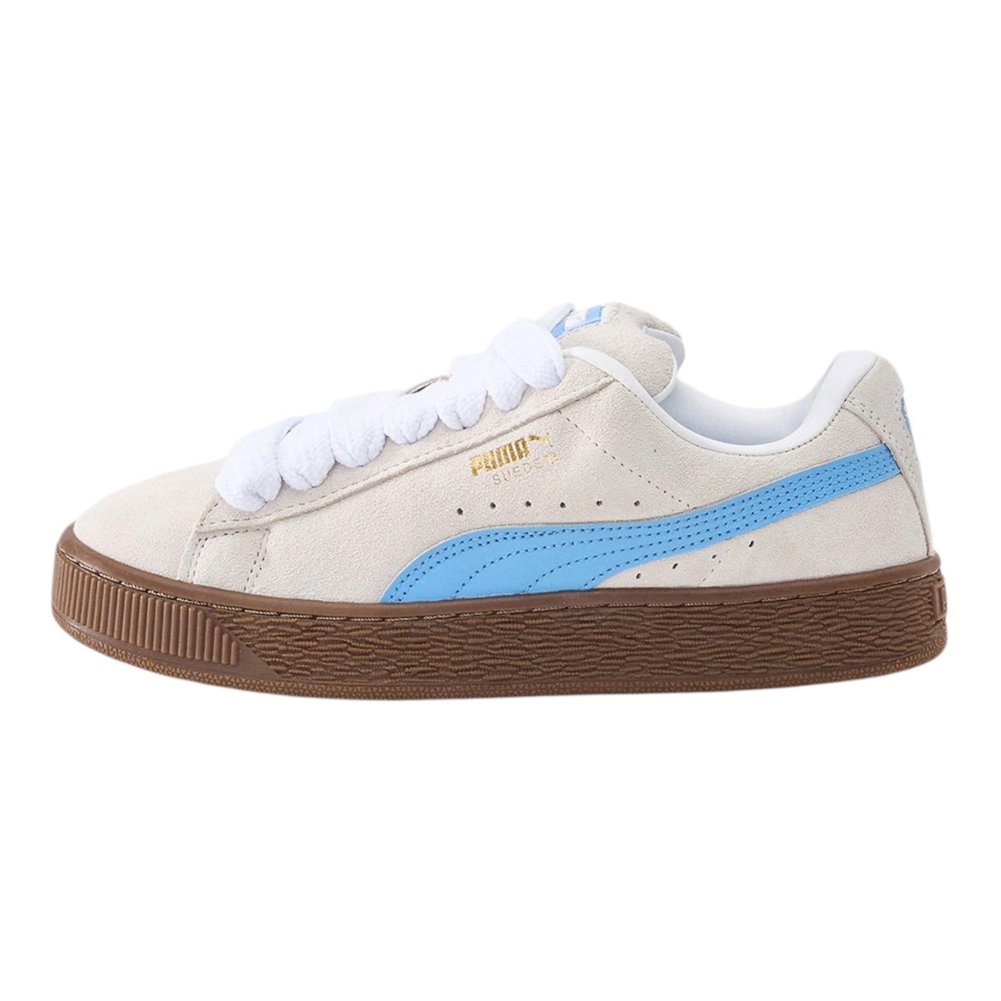 Puma Sneakers tinta unita con Lacci Beige per Bambino 396577X BEIGE PUMA 