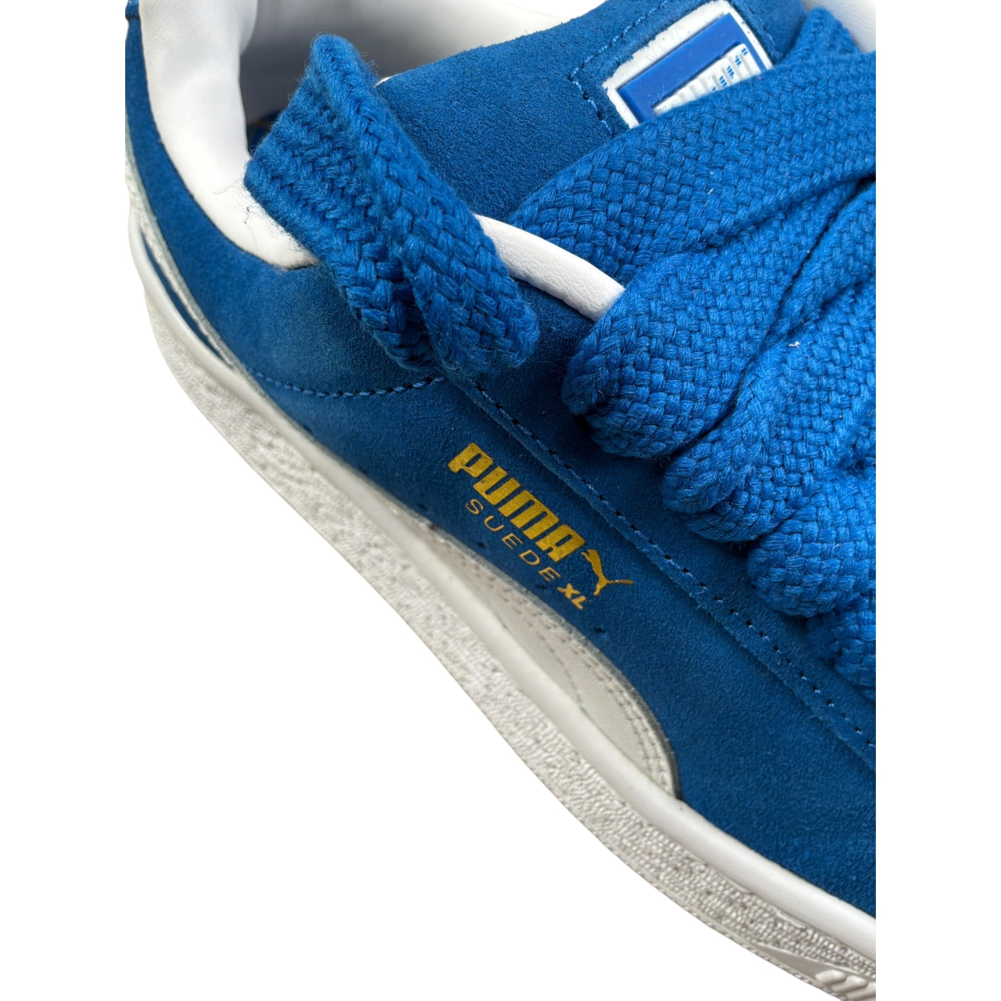 Puma Sneakers tinta unita con Lacci Blu per Bambino 396577XX BLU PUMA 