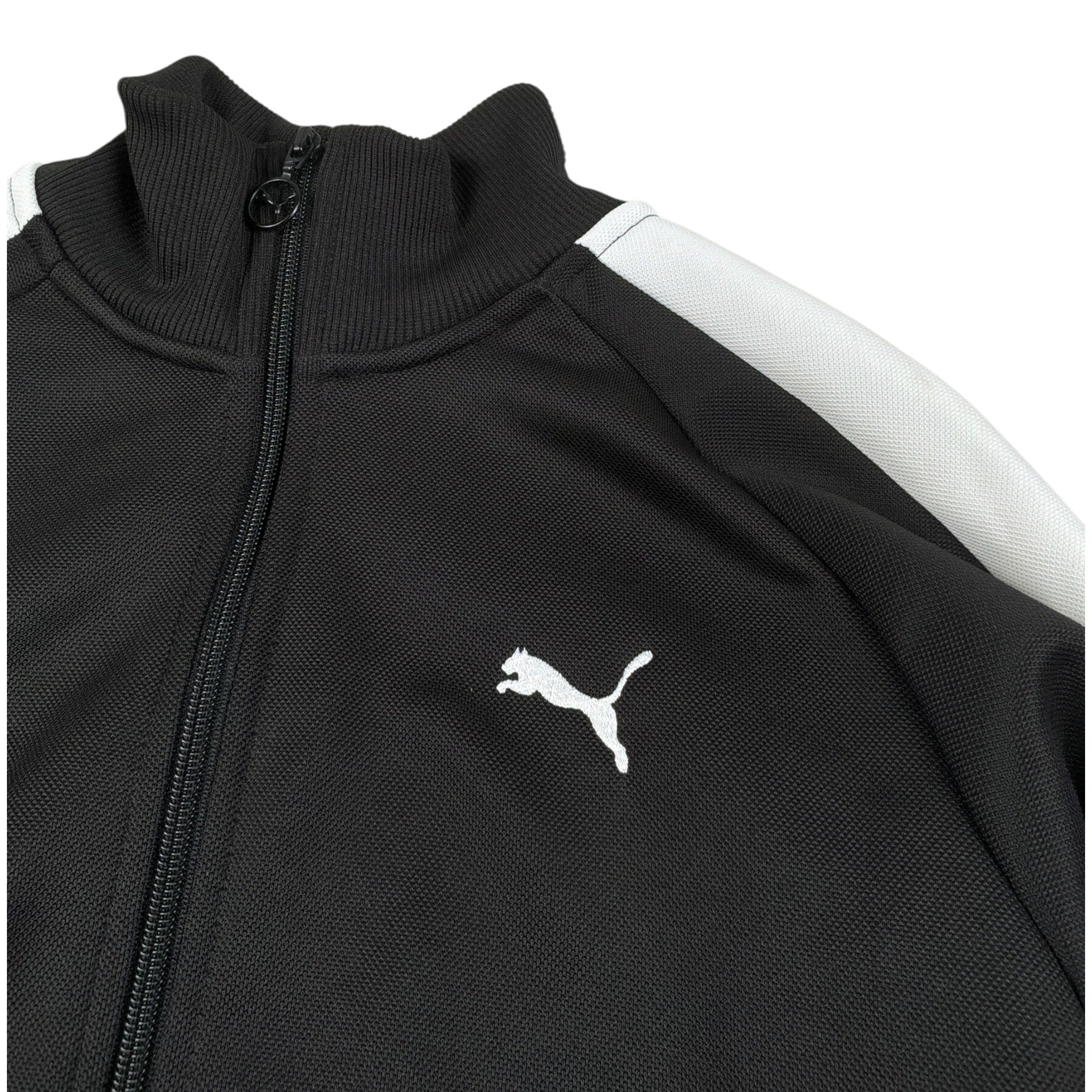 Puma Felpa con Zip tinta unita Nero per Bambina 629587 NERO PUMA 